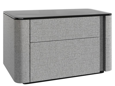 新中式灰色床头柜