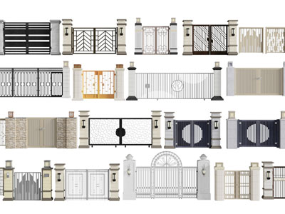 新中式铁艺大门
