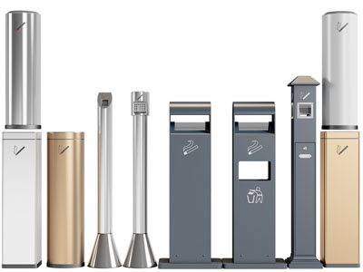 现代酒店公共垃圾桶3d模型 现代酒店公共垃圾桶