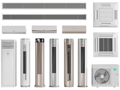 现代柱形空调风扇