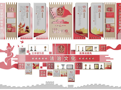 现代党建文化宣传背景墙3d模型 现代党建文化宣传背景墙