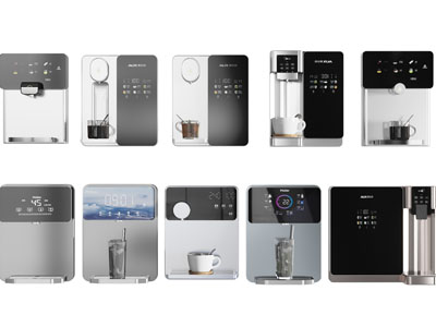 现代壁挂式净水器、直饮机、饮水机