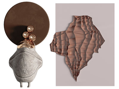 现代立体墙饰挂件