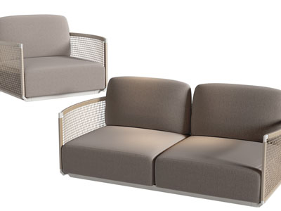 现代双人、单人沙发