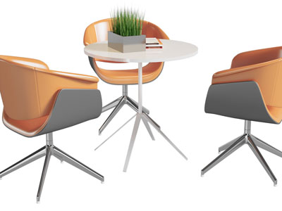 现代休闲椅子、商务洽谈桌组合