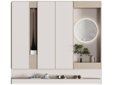 现代玄关装饰鞋柜