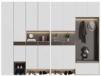 现代玄关装饰鞋柜