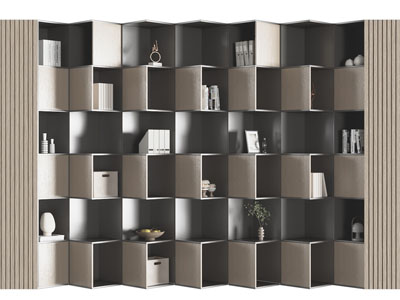 现代几何造的装饰柜