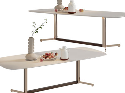 侘寂风桌面花瓶、果盘摆件组合