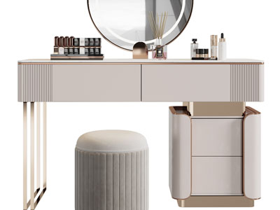 新中式化妆、梳妆台