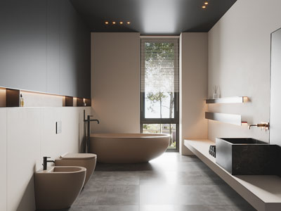 现代卫浴间、洗手间