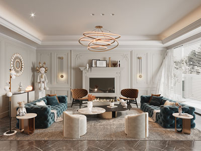新古典客厅