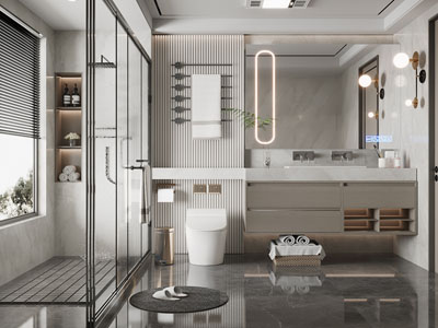 现代洗手间、卫浴间