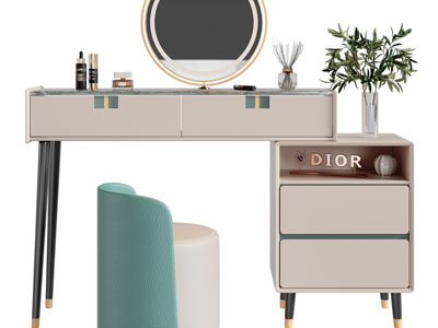 新中式化妆、梳妆台