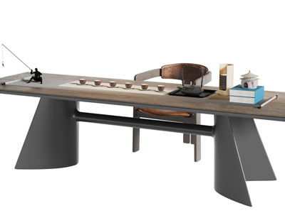 新中式茶桌椅组合