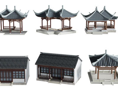 新中式八角亭子、古建