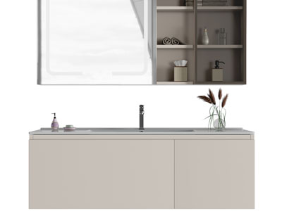 现代洗手台、浴室镜