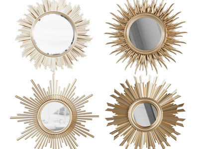 现代轻奢装饰镜子挂件