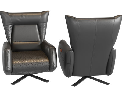 现代休闲沙发椅3d模型 现代休闲沙发椅