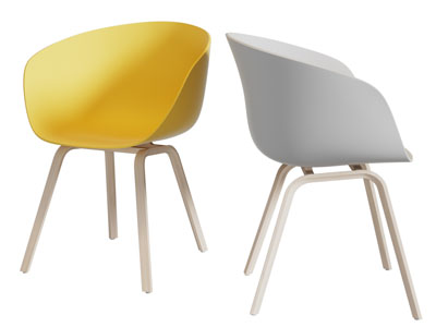 现代贝壳休闲椅子