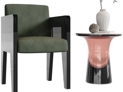 新中式单人休闲椅子、扶手椅