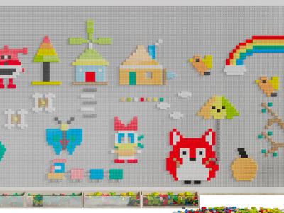 现代儿童乐高积木玩具