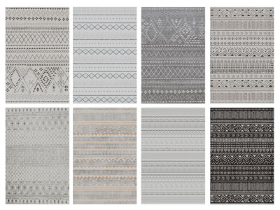 现代长方形地毯