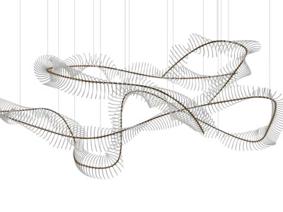 现代不规则吊灯