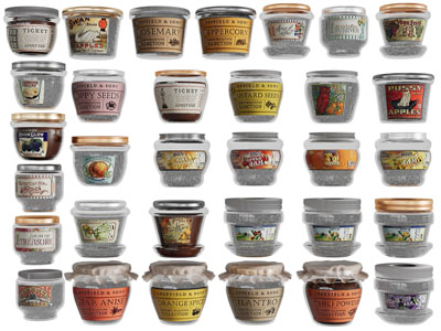 玻璃灌装果酱食物