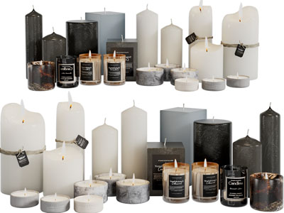 现代蜡烛烛台桌面摆件