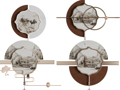 新中式墙饰挂件