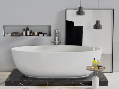 现代陶瓷浴缸浴盆