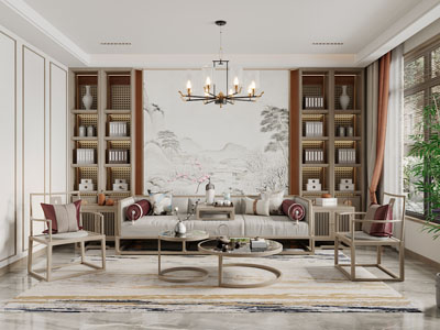 新中式客厅