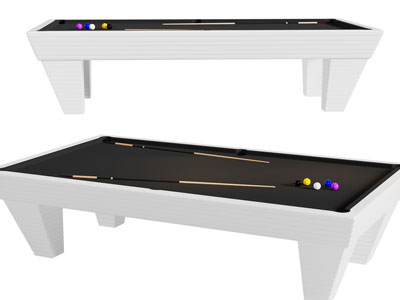 现代台球桌3d模型 现代台球桌