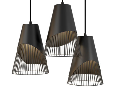 现代金属拼接灯罩吊灯