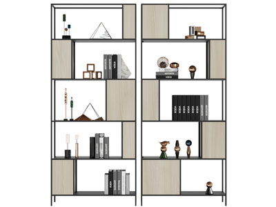 现代金属镂空装饰柜