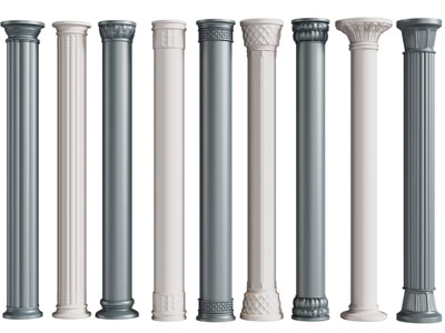 欧式罗马柱子3d模型 欧式罗马柱子