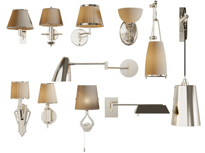 现代可转方向的壁灯