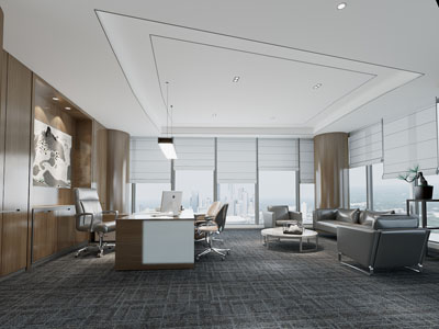 新中式董事长、总经理办公室