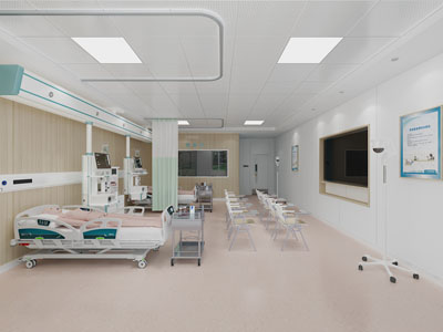 现代医院病房、输液诊疗室