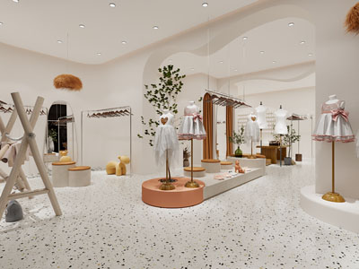 现代童装专卖店、服装店