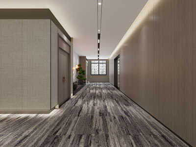 新中式公司走廊过道