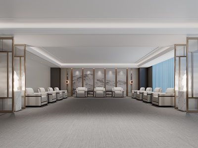 新中式会客厅、接待厅