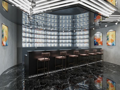 现代酒吧、水吧