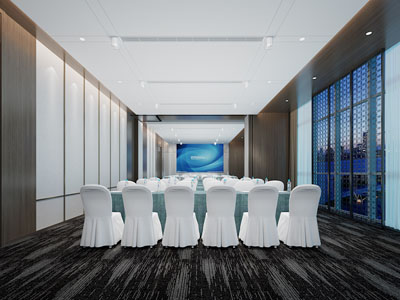 新中式会议室