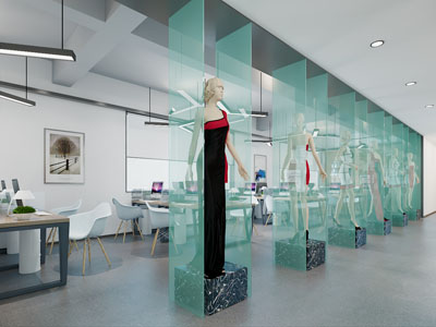 现代公共办公区