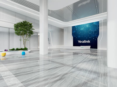 现代大堂前台接待区