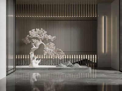 新中式景观园艺小品