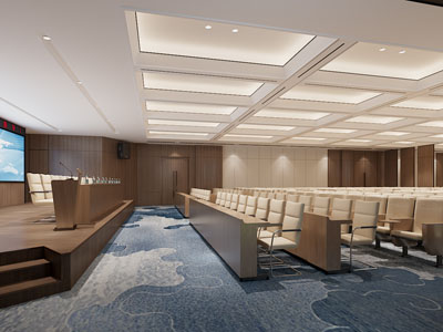 新中式报告厅、会议厅