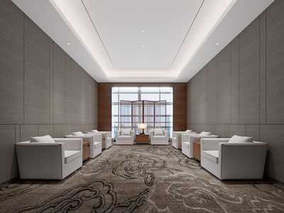 新中式会客厅、接待厅